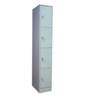 Шкаф для раздевалки металлический 1850х300х500 мм вертикальный